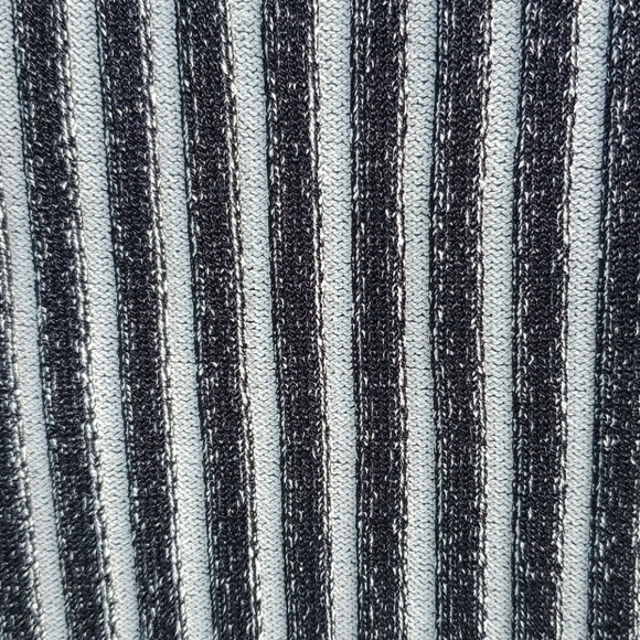 NWT RACHEL Rachel Roy Black & White Striped Dress - Picture 6 of 11